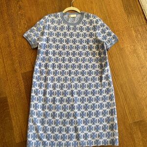 Tory Burch Boucle logo Knit Dress